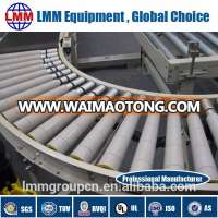 big steel turning belt conveyor system for flooring making