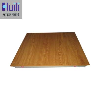 Hotel steel raised floor with wooden color HPL finish