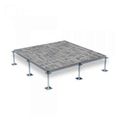 Huilian Carpet Tile Steel Cement Raised Floor for Office and Meeting Room