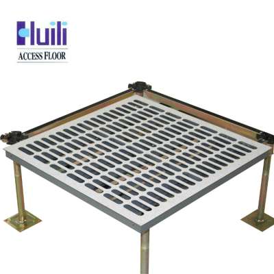 (45% air flow rate) Antistatic Steel Perforated Raised Floor/Access Floor/Grating Panel