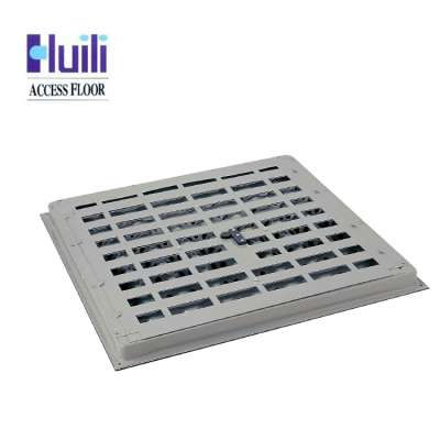 (22% air flow rate) Steel Perforated Raised Floor/Access Floor Panel with Sliding Damper